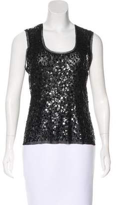 Magaschoni Cashmere Embellished Top