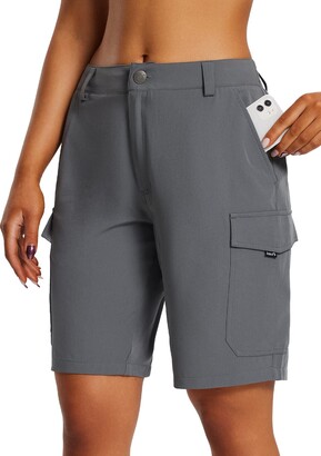 Baleaf Women's Joggers Lightweight Hiking Trousers High Waist 5 Zipper  Pockets Quick Dry Travel Athletic UPF50+ Red XL - ShopStyle