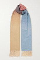 Thumbnail for your product : Johnstons of Elgin + Net Sustain Fringed Ombré Cashmere Scarf