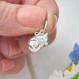 Thumbnail for your product : Scarlett Off The Map Jewellery Cat Solid Silver Charm