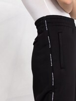 Thumbnail for your product : Alexander Wang High-Waisted Logo Track Pants