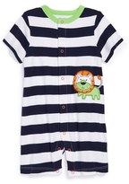 Thumbnail for your product : Offspring 'Lion' Cotton Romper (Baby Boys)