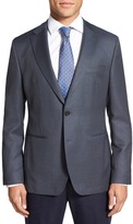 Thumbnail for your product : HUGO BOSS Trim Fit Wool Blazer