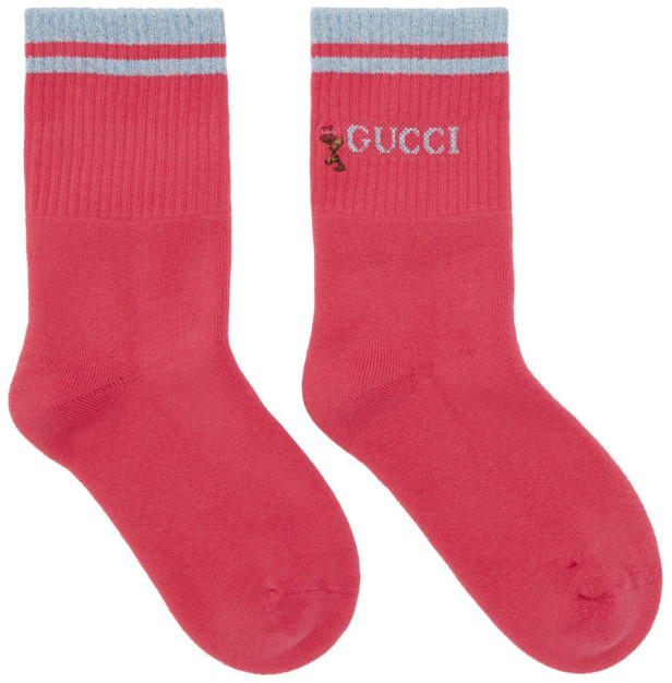 gucci fuzzy socks