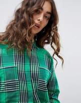 Thumbnail for your product : ASOS Design DESIGN Oversized long sleeve shirt In Check