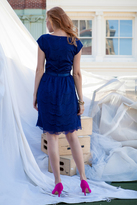 Thumbnail for your product : Shabby Apple Alice Dress Navy Blue