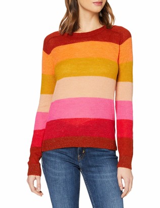 Scotch & Soda Maison Women's Colourful Striped Pullover Kniited Tank Top