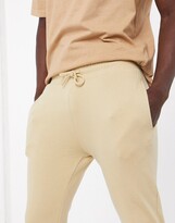 Thumbnail for your product : Topman trackies in stone
