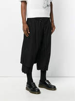 Thumbnail for your product : Yohji Yamamoto drop-crotch wrap trousers
