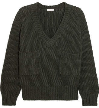 Chloé Oversized Knitted Sweater - Forest green