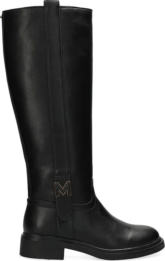 Mexx Logo Plaque Knee-High Boots