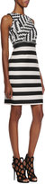 Thumbnail for your product : Christian Siriano Sleeveless Striped Sheath Dress