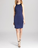Thumbnail for your product : Halston Dress - Sleeveless Contrast Yoke Fitted