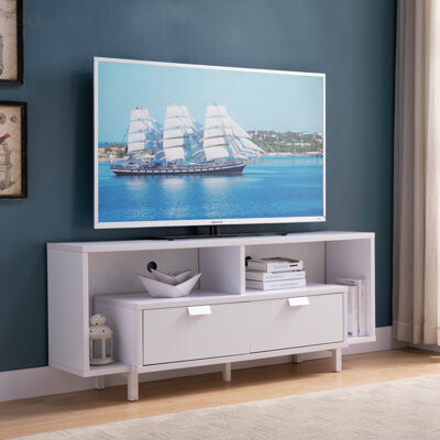 SUOWEIWANGLUO Modern 60 Inch TV Stand With Spacious Shelves And Drawers Perfect For Organized Entertainment Centers