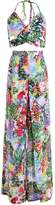 Thumbnail for your product : boohoo Tropical Trouser Beach Co-ord