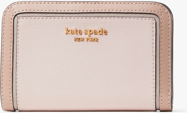 Kate Spade Small Morgan Leather Bi-Fold Wallet - Pink