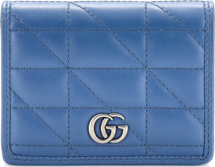 Gucci GG Marmont matelassé keychain wallet