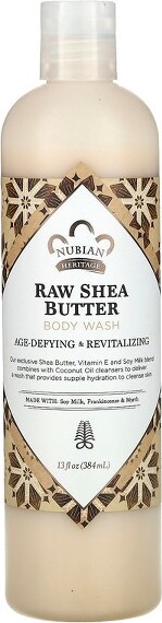 Nubian Heritage NubianHeritageBodyWash,RawSheaButter,13floz(384ml)