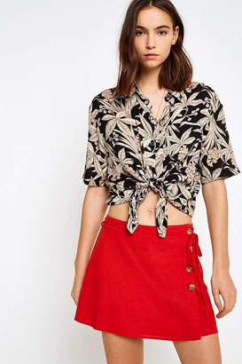 Urban Outfitters Side Button Wrap Skirt