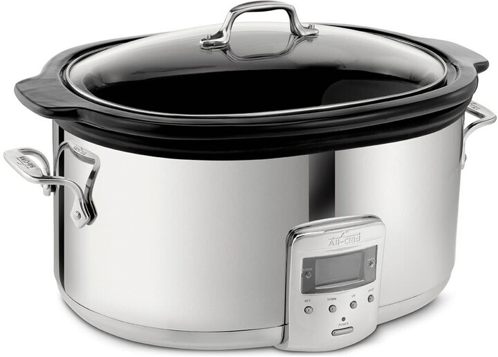 AllClad 6 1/2Quart Slow Cooker with Black Ceramic Insert ShopStyle