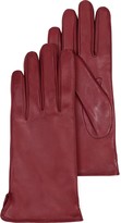Thumbnail for your product : Forzieri Burgundy Leather Women's Gloves w/Cashmere Lining