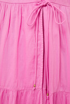 Thumbnail for your product : Rhode Resort Gina tiered cotton midi wrap dress