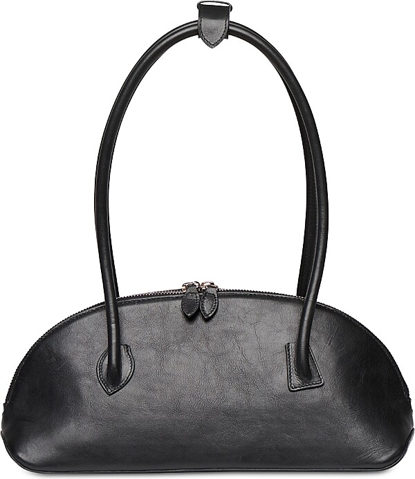 Liffner East/West Leather Dome Bag