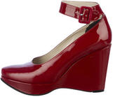 Thumbnail for your product : Robert Clergerie Old Robert Clergerie Patent Leather Wedges