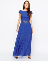 Thumbnail for your product : Rare Bardot Maxi Dress with Chain Belt