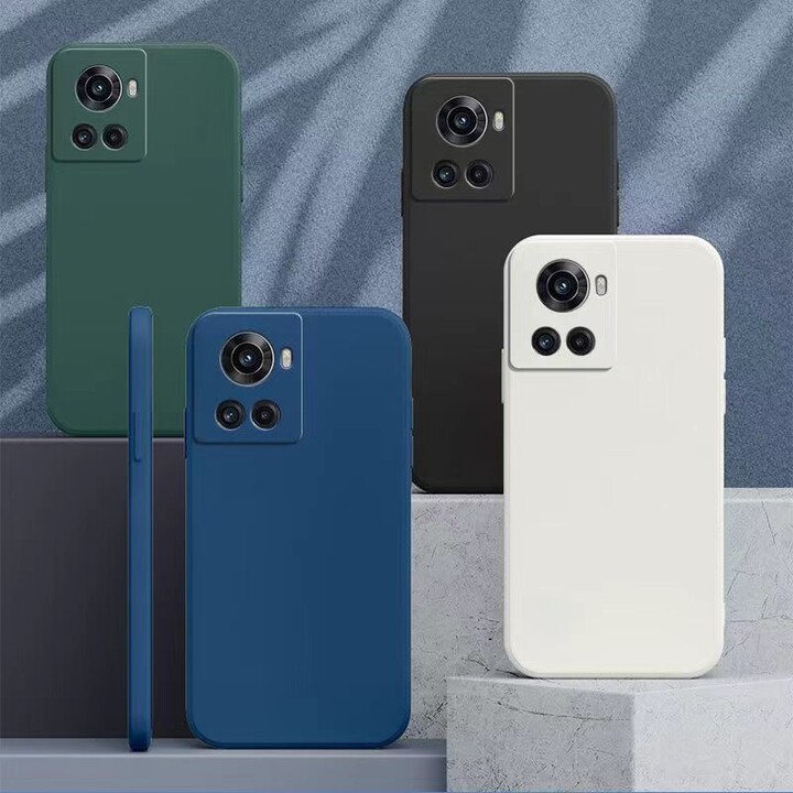 Ricestate Original Liquid Phone Cases for Oneplus 10R 10 R 5G Soft Silicone Fundas One Plus 10R OnePlus10 R Shockproof Fashion Back Cover