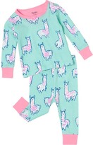 Thumbnail for your product : Hatley Alpacas Fitted Organic Cotton Two-Piece Pajamas
