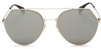 Fendi Women's Eyeline Brow Bar Round Sunglasses, 55mm