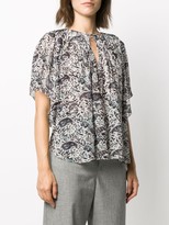 Thumbnail for your product : Etoile Isabel Marant Neslya paisley short-sleeve blouse