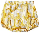 Thumbnail for your product : Versace Baroque Print Poplin Dress W/ Diaper