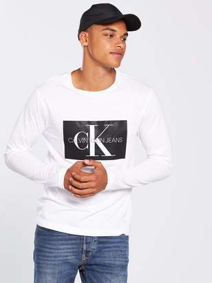 Calvin Klein Jeans Ck Jeans Monogram Box Logo Long Sleeve T-shirt