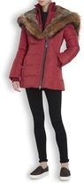 Thumbnail for your product : Mackage Akiva red fur trimmed shell jacket