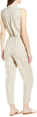 Lucky Brand Hayley Stripe Sleeveless Jumpsuit