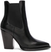 Thumbnail for your product : Saint Laurent Leather Theo Heeled Chelsea Boots