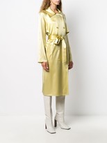 Thumbnail for your product : Joseph Silk Double-Breasted Trench Coat