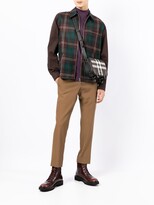 Thumbnail for your product : Anglozine Layne tartan-check shirt jacket