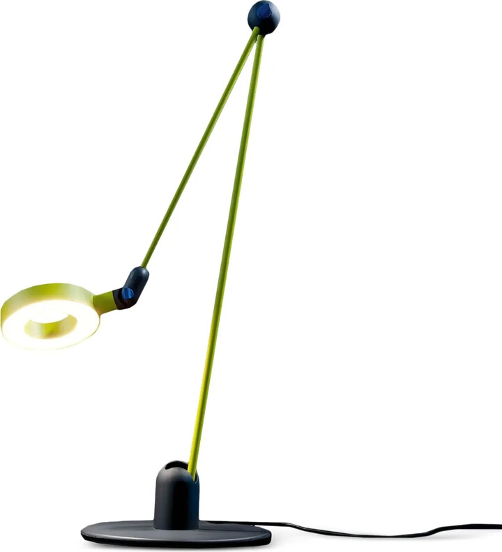 Martinelli Luce L'Amica adjustable-arm ring-light desk lamp (115cm x 12cm)