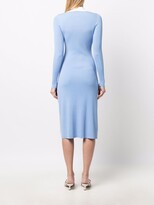 Thumbnail for your product : Baum und Pferdgarten Ribbed Knit Bodycon Midi Dress