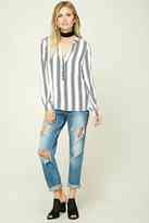 Thumbnail for your product : Forever 21 Contemporary Striped Woven Top