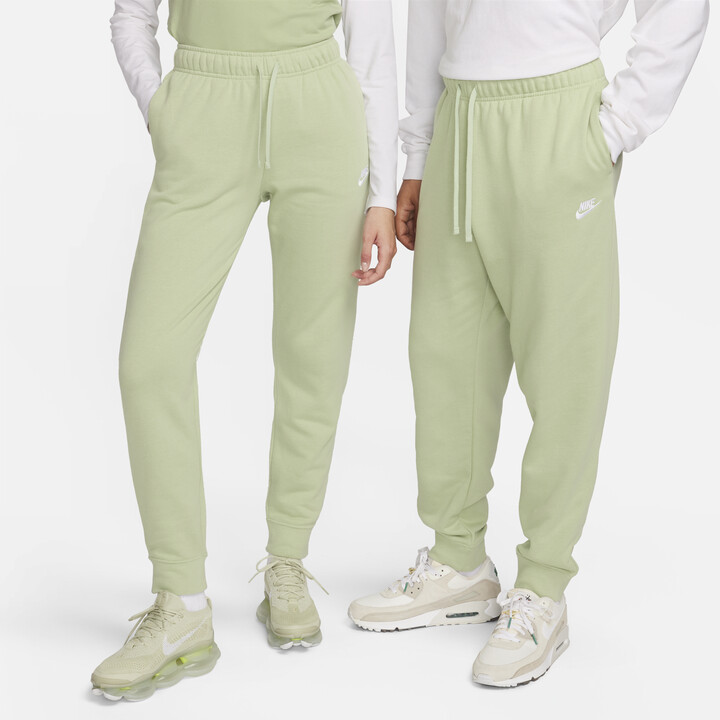 Nike Women's Sportswear Club Fleece Mid-Rise Jogger Pants in Green -  ShopStyle