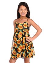Thumbnail for your product : Vintage Havana Kids Sunflower Chiffon Mini Dress