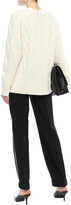 Thumbnail for your product : 3.1 Phillip Lim Grosgrain-trimmed Wool-twill Straight-leg Pants
