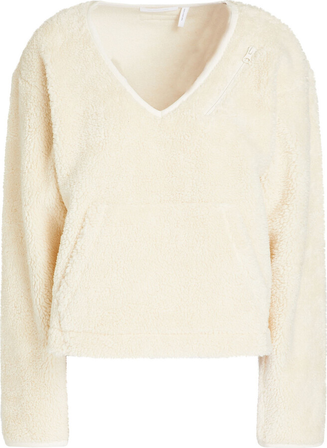 Helmut Lang Cotton-blend fleece sweater