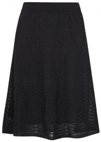 Thumbnail for your product : M Missoni Black zigzag knitted skirt