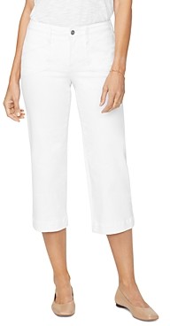 wide leg jean capri
