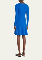 Thumbnail for your product : Akris Punto Ribbed Wool Sweater Dress